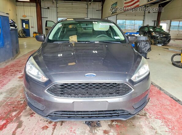1FADP3F26JL315981 2018 FORD FOCUS Gray Вид спереду