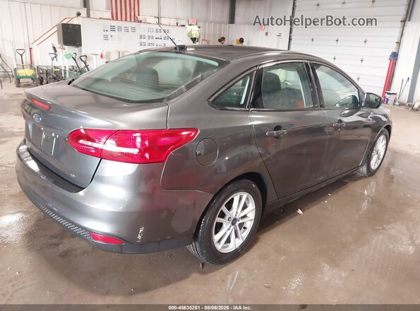 1FADP3F26JL328231 2018 FORD FOCUS Gray Trasero derecho