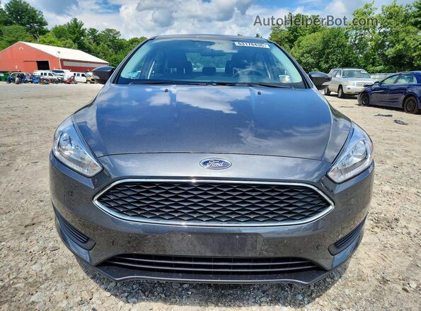 1FADP3F27GL200539 2016 FORD FOCUS Gray Widok z przodu
