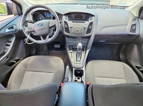 1FADP3F27GL200539 2016 FORD FOCUS Gray Widok deski rozdzielczej