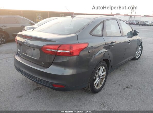 1FADP3F27GL279209 2016 FORD FOCUS Gray Tył prawy