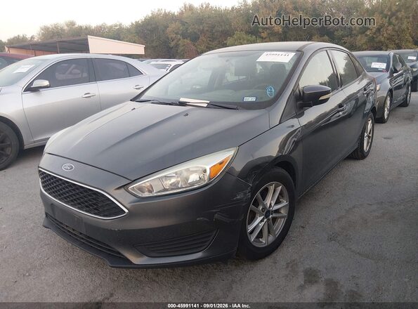 1FADP3F27GL279209 2016 FORD FOCUS Gray Przód lewy