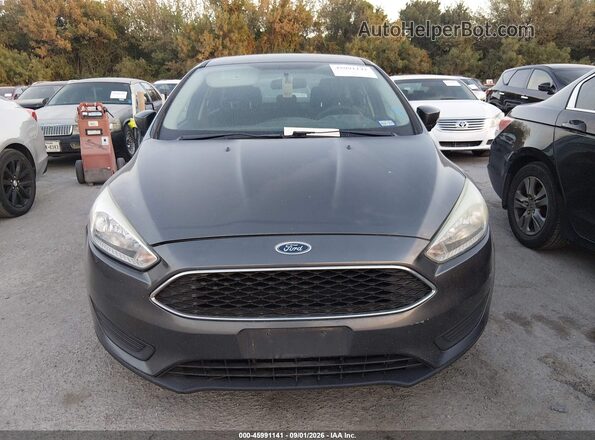 1FADP3F27GL279209 2016 FORD FOCUS Gray Widok z przodu