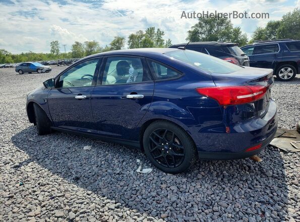 1FADP3F27GL291571 2016 FORD FOCUS Blue Trasero izquierdo