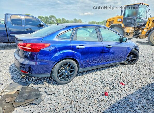 1FADP3F27GL291571 2016 FORD FOCUS Blue Trasero derecho