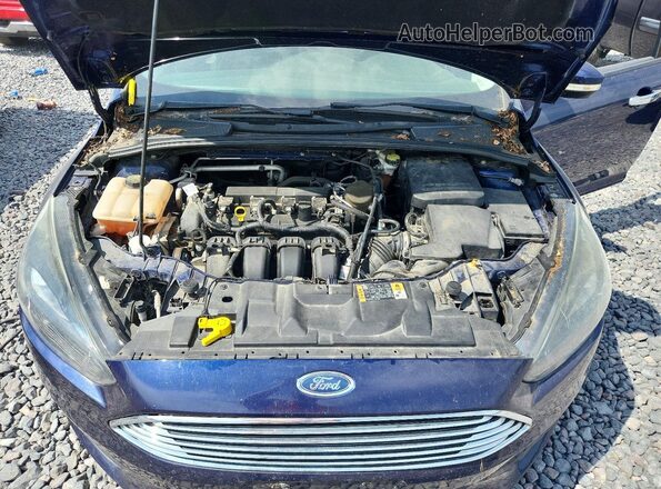1FADP3F27GL291571 2016 FORD FOCUS Blue Vista interior trasera