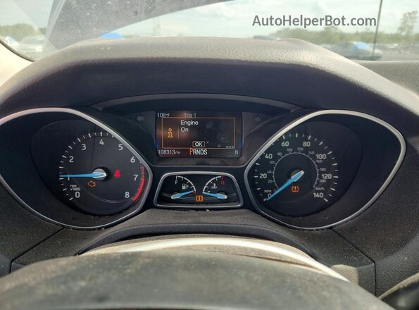 1FADP3F27GL291571 2016 FORD FOCUS Blue Vista del cuadro de instrumentos