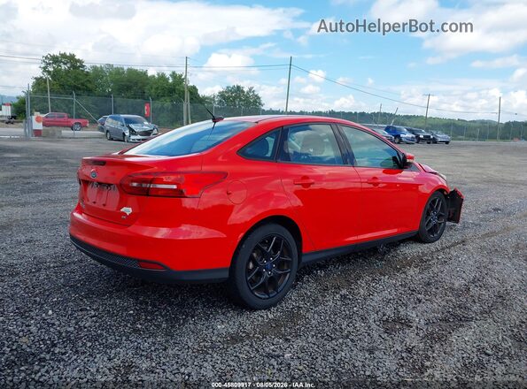1FADP3F27GL316095 2016 FORD FOCUS Red Задня права чверть
