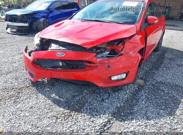 1FADP3F27GL316095 2016 FORD FOCUS Red Вид спереду