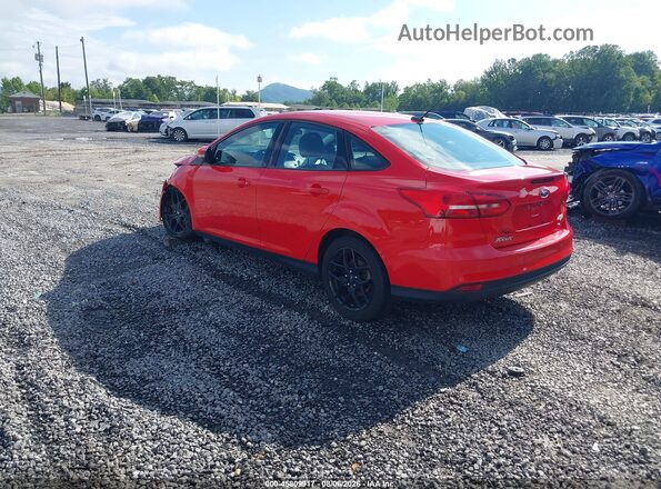 1FADP3F27GL316095 2016 FORD FOCUS Red Задня ліва чверть