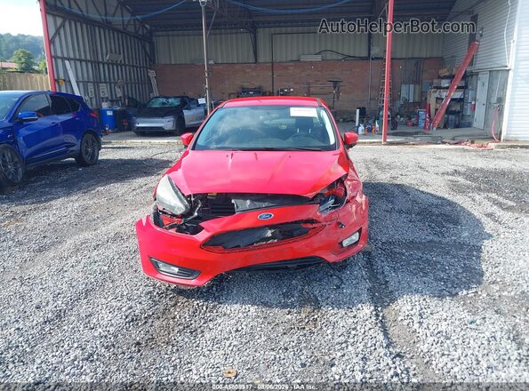 1FADP3F27GL316095 2016 FORD FOCUS Red Вид щитка приладів