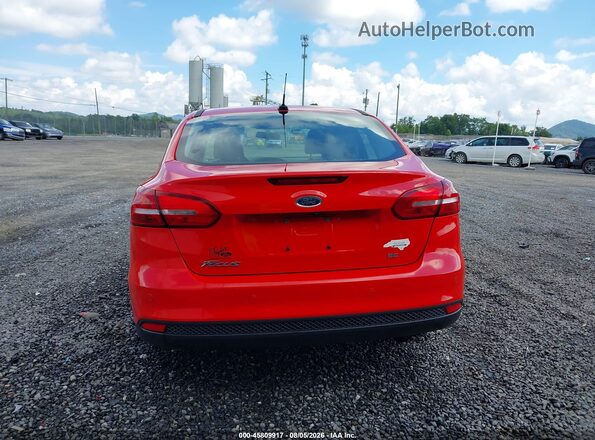 1FADP3F27GL316095 2016 FORD FOCUS Red 