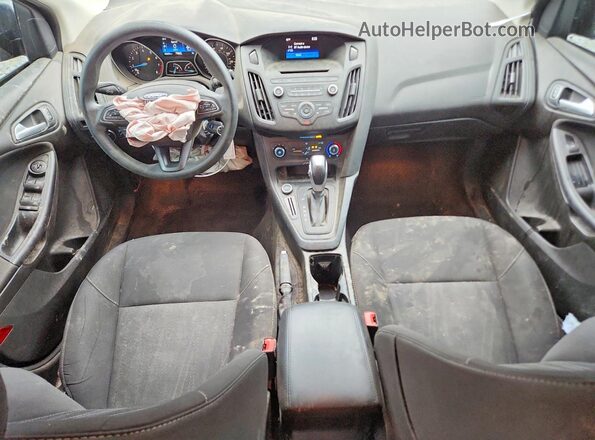 1FADP3F27GL391556 2016 FORD FOCUS Gray Dashboard view