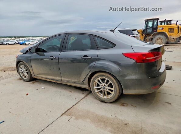1FADP3F27GL391556 2016 FORD FOCUS Gray Rear left