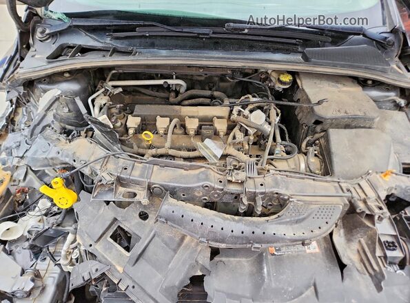 1FADP3F27GL391556 2016 FORD FOCUS Gray Rear interior view