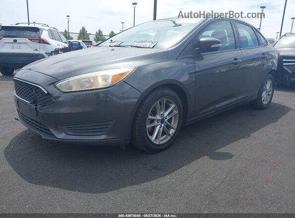 1FADP3F27HL217942 2017 FORD FOCUS Gray Առջևի ձախ երեք քառորդ տեսարան
