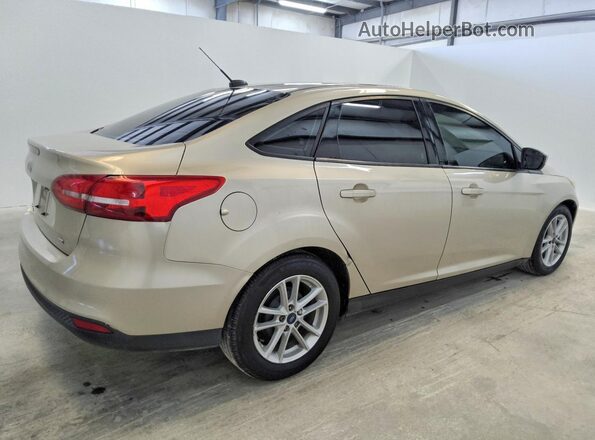 1FADP3F27JL204050 2018 FORD FOCUS Gold Trasero derecho