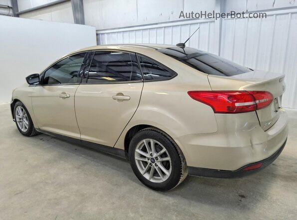 1FADP3F27JL204050 2018 FORD FOCUS Gold Trasero izquierdo