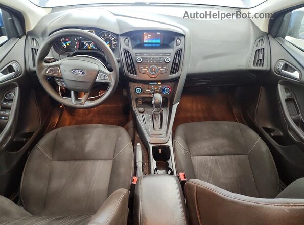 1FADP3F27JL211158 2018 FORD FOCUS Blue წინა პანელის ხედი