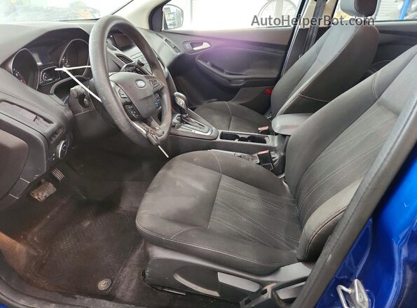 1FADP3F27JL211158 2018 FORD FOCUS Blue წინა სალონის ხედი
