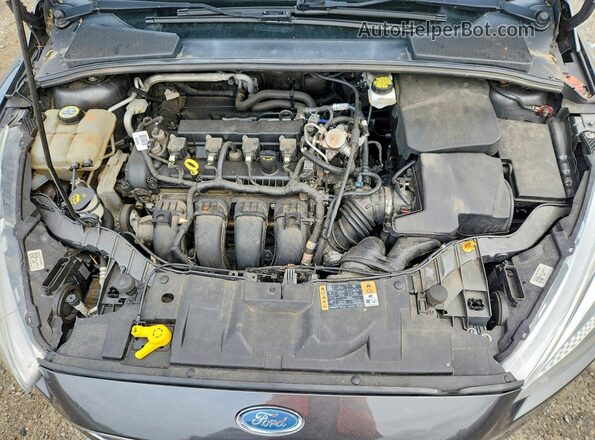 1FADP3F27JL254494 2018 FORD FOCUS Gray Widok wnętrza z tyłu