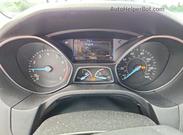 1FADP3F27JL254494 2018 FORD FOCUS Gray Widok zestawu wskaźników