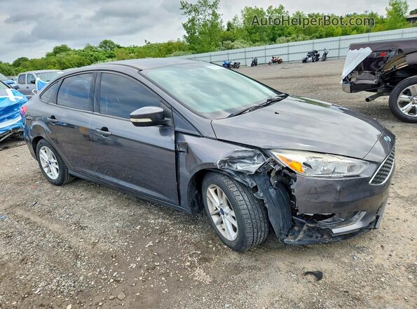 1FADP3F27JL254494 2018 FORD FOCUS Gray Przód prawy