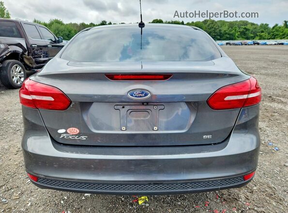 1FADP3F27JL254494 2018 FORD FOCUS Gray Widok z tyłu