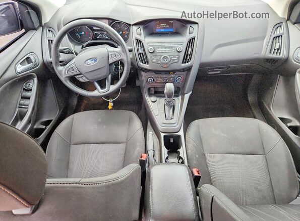 1FADP3F27JL254494 2018 FORD FOCUS Gray Widok deski rozdzielczej