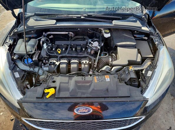 1FADP3F27JL260294 2018 FORD FOCUS Black Вид задньої частини салону