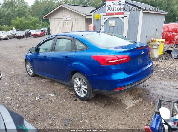 1FADP3F27JL285938 2018 FORD FOCUS Blue Trasero izquierdo