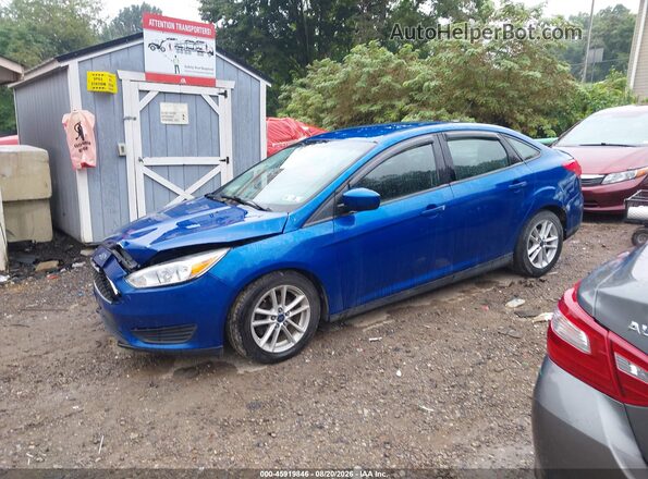 1FADP3F27JL285938 2018 FORD FOCUS Blue Vista tres cuartos delantera izquierda