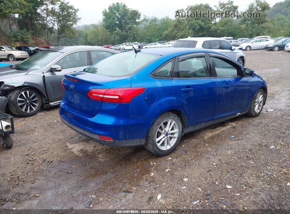 1FADP3F27JL285938 2018 FORD FOCUS Blue Trasero derecho