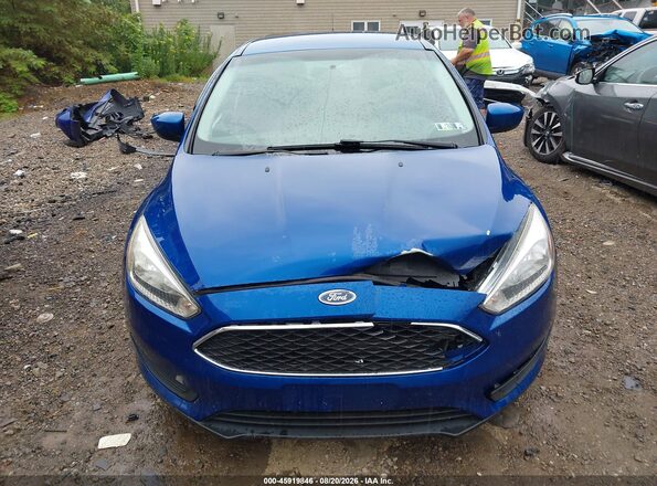 1FADP3F27JL285938 2018 FORD FOCUS Blue Vista del cuadro de instrumentos
