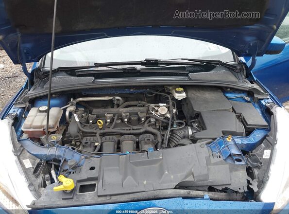 1FADP3F27JL285938 2018 FORD FOCUS Blue Vista trasera