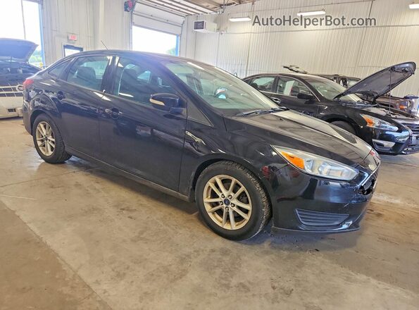 1FADP3F28GL282216 2016 FORD FOCUS Черный Передняя правая четверть
