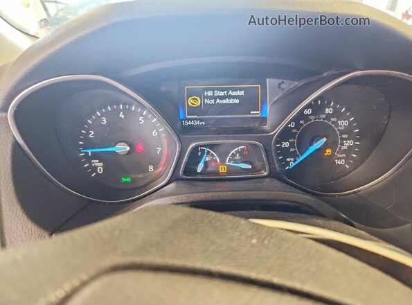 1FADP3F28GL282216 2016 FORD FOCUS Черный Вид щитка приборов