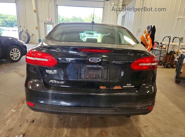 1FADP3F28GL282216 2016 FORD FOCUS Black Вид ззаду
