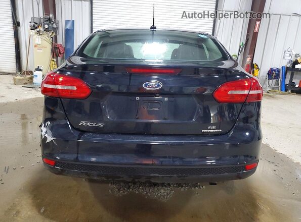 1FADP3F28GL335836 2016 FORD FOCUS Black Vista trasera