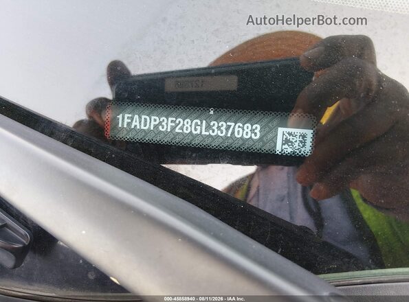 1FADP3F28GL337683 2016 FORD FOCUS Red Շարժիչի բաժամունքի տեսք