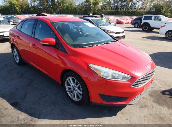 1FADP3F28GL337683 2016 FORD FOCUS Red Դիմացի տեսք