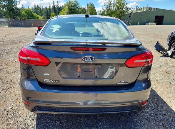 1FADP3F28GL347016 2016 FORD FOCUS Charcoal უკანა ხედი
