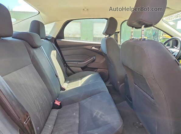 1FADP3F28GL347016 2016 FORD FOCUS Charcoal უკანა სავარძლების ხედი