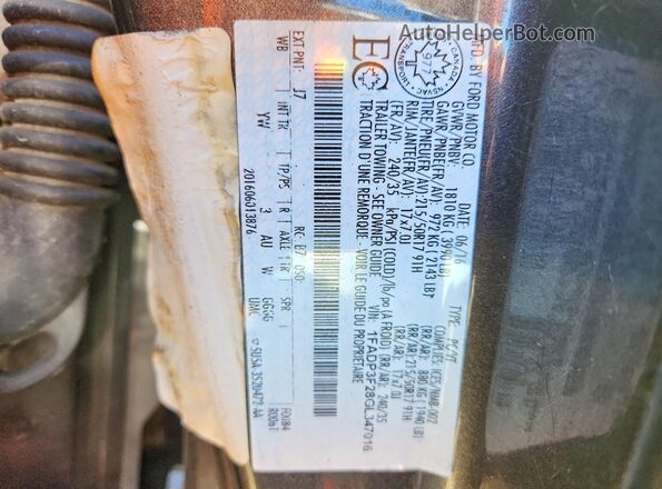 1FADP3F28GL347016 2016 FORD FOCUS Charcoal ძრავის განყოფილების ხედი