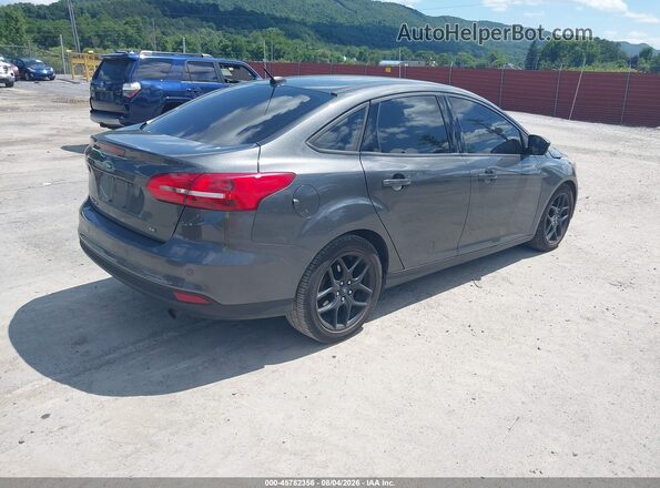 1FADP3F28GL390111 2016 FORD FOCUS Gray Trasero derecho