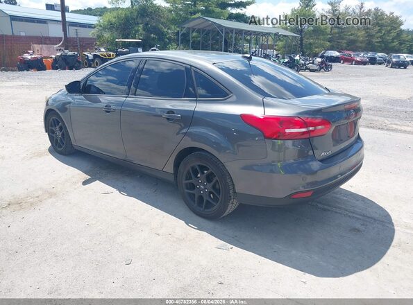 1FADP3F28GL390111 2016 FORD FOCUS Gray Trasero izquierdo