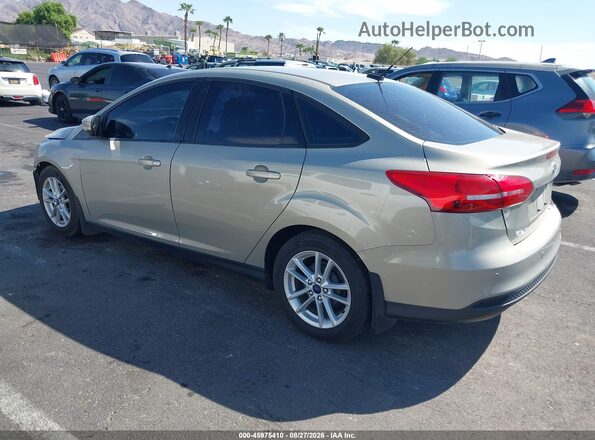 1FADP3F28GL391971 2016 FORD FOCUS Gold Задня ліва чверть