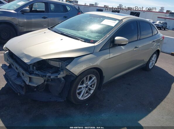 1FADP3F28GL391971 2016 FORD FOCUS Gold Вид задньої частини салону