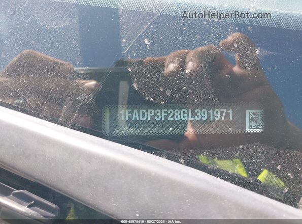 1FADP3F28GL391971 2016 FORD FOCUS Gold Вид підкапотного простору