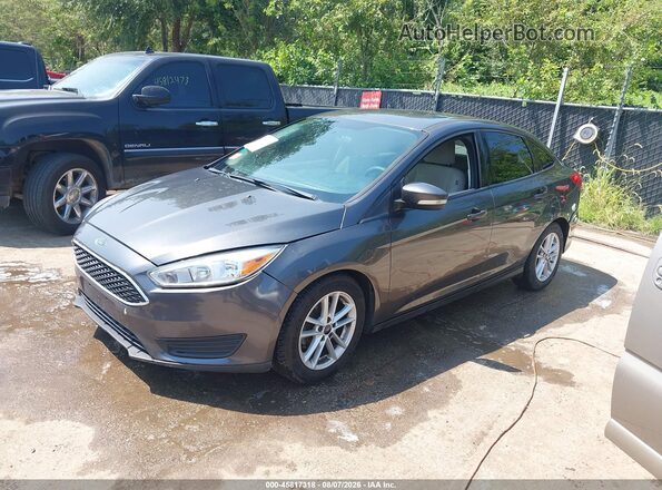 1FADP3F28HL247127 2017 FORD FOCUS Gray Առջևի ձախ երեք քառորդ տեսարան